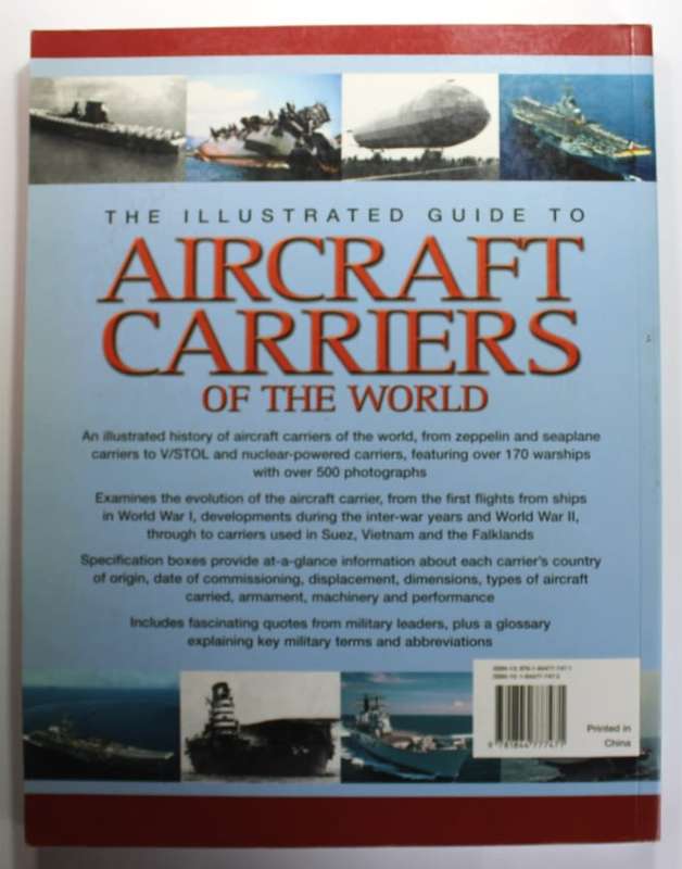 The Illustrated Guide to Aircraft Carriers of the World by Bernard Ireland Softcover Book