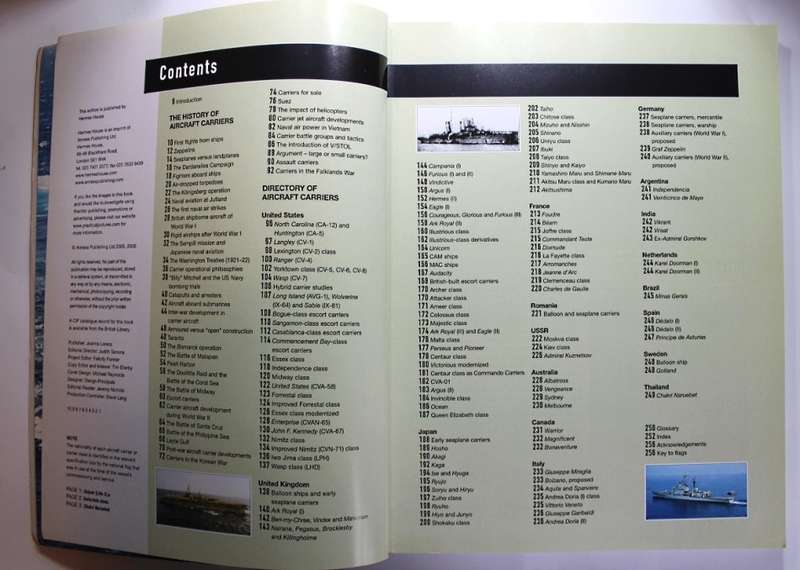 The Illustrated Guide to Aircraft Carriers of the World by Bernard Ireland Softcover Book