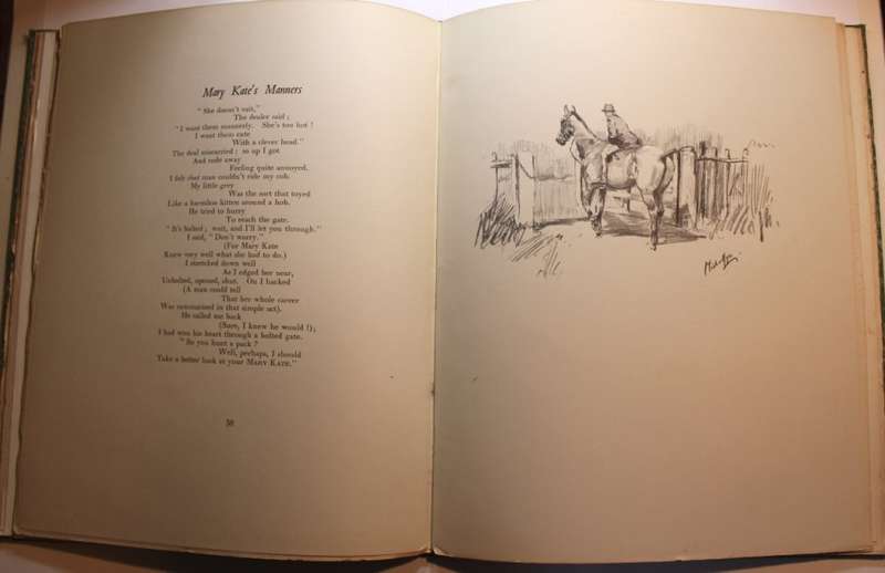 Rhymes Of An Irish Huntsman by Stanislaus Lynch Hardcover Book First Edition 1937