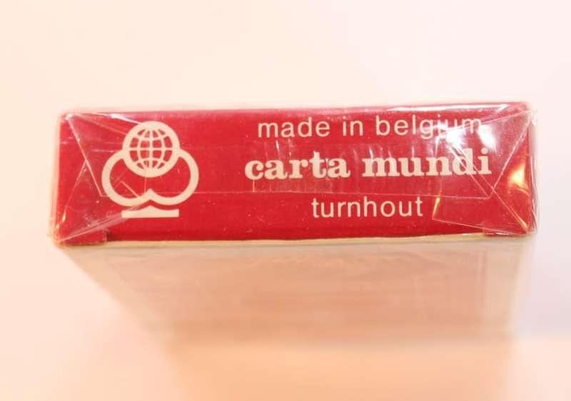 Carta Mundi Playing Cards Atlantis Red Sealed Deck, Made In Belgium