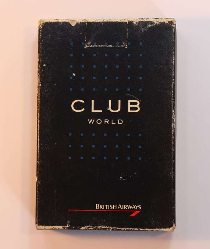 British Airways Club Class Playing Cards 1980`s Sealed Deck