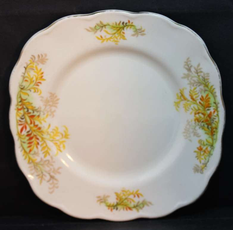 Vintage Grindley Cream Petal Tea Plates x Four