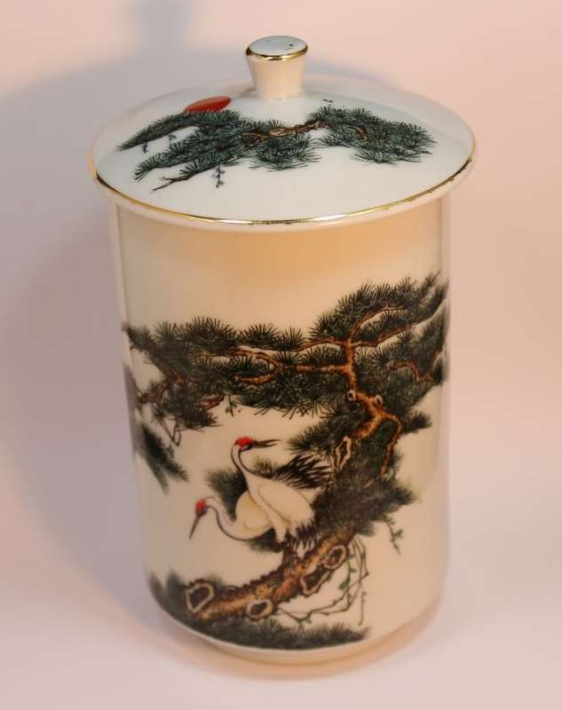 Tatung Taiwan Porcelian Bon Bon Pot with Lid