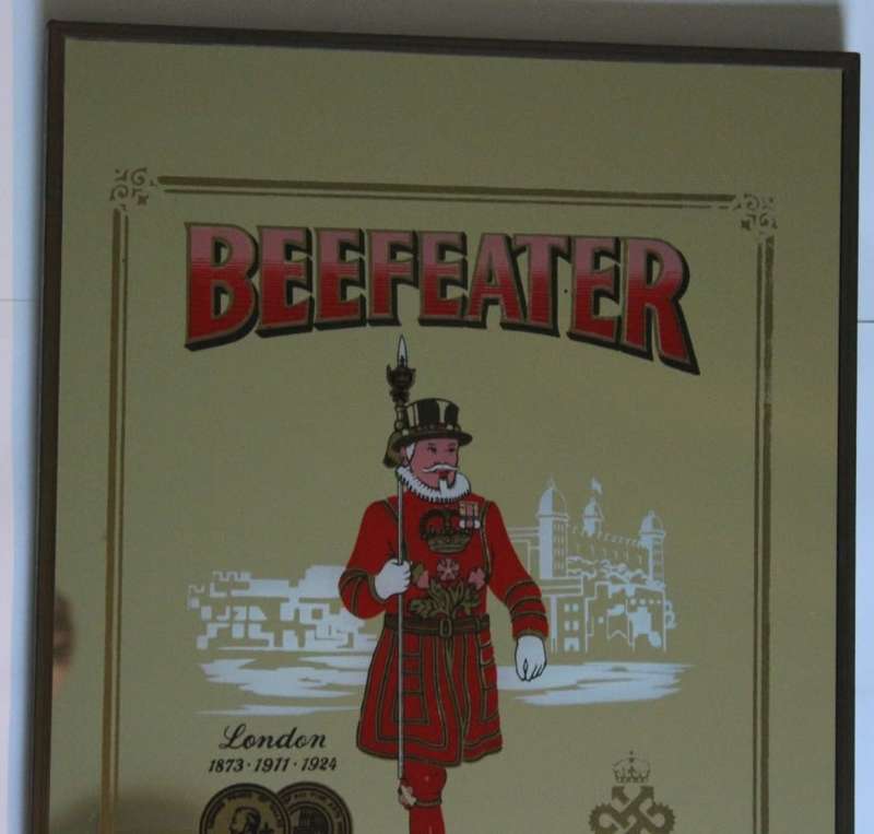 Beefeater London Distilled Dry Gin Bar Mirror