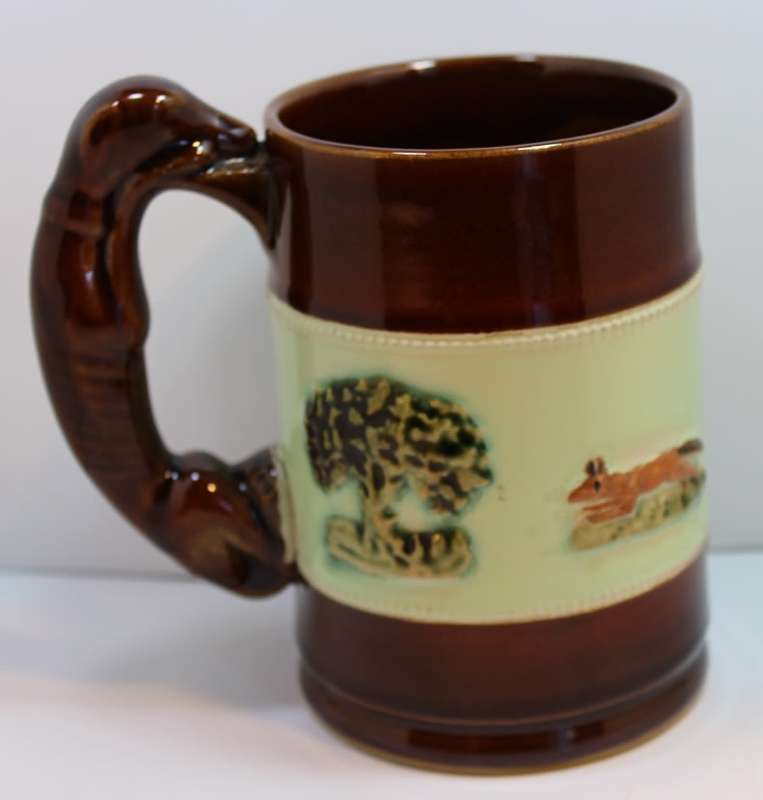 Bourne Denby Fox Hunt Beer Tankards - Set of 3.