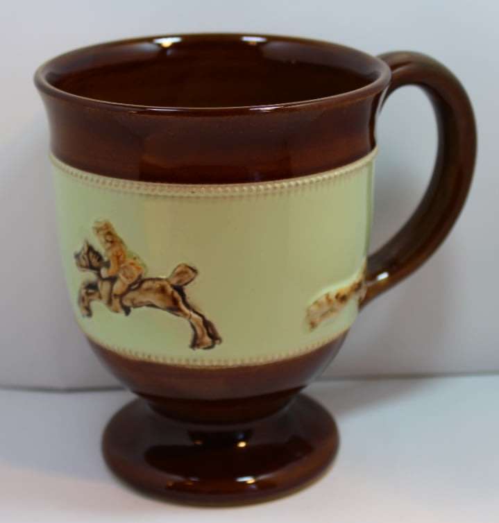 Bourne Denby Fox Hunt Beer Tankards - Set of 3.