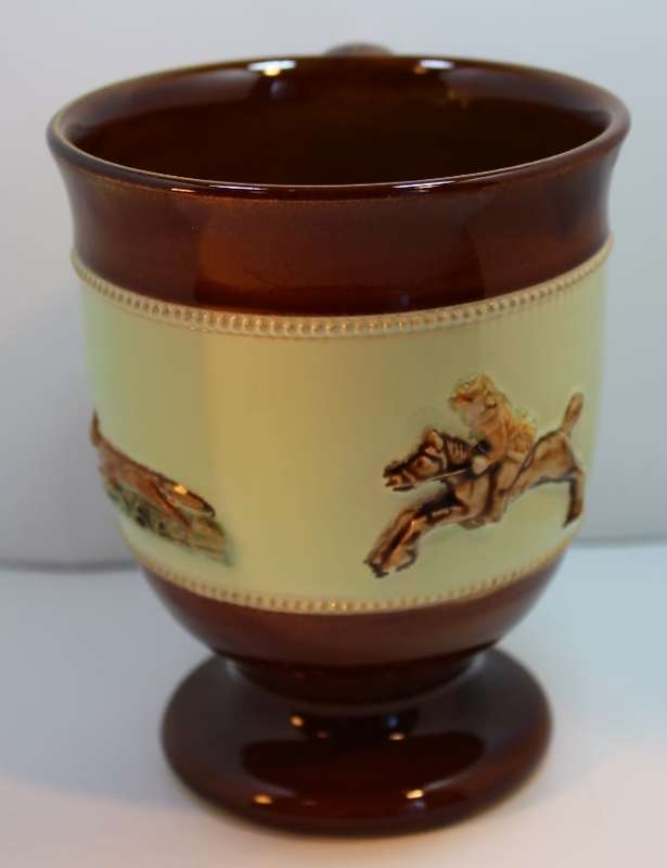 Bourne Denby Fox Hunt Beer Tankards - Set of 3.