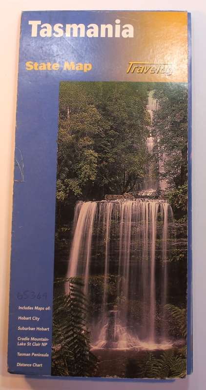 Travelog Tasmania State Map Folded 2002