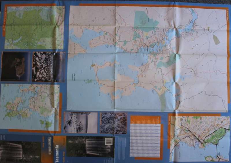 Travelog Tasmania State Map Folded 2002