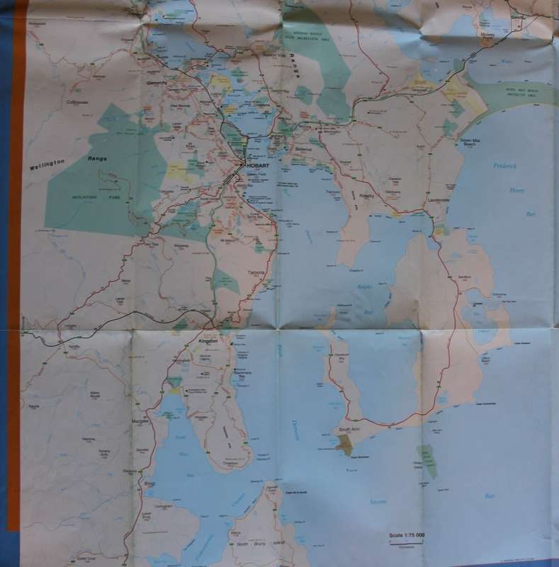Travelog Tasmania State Map Folded 2002