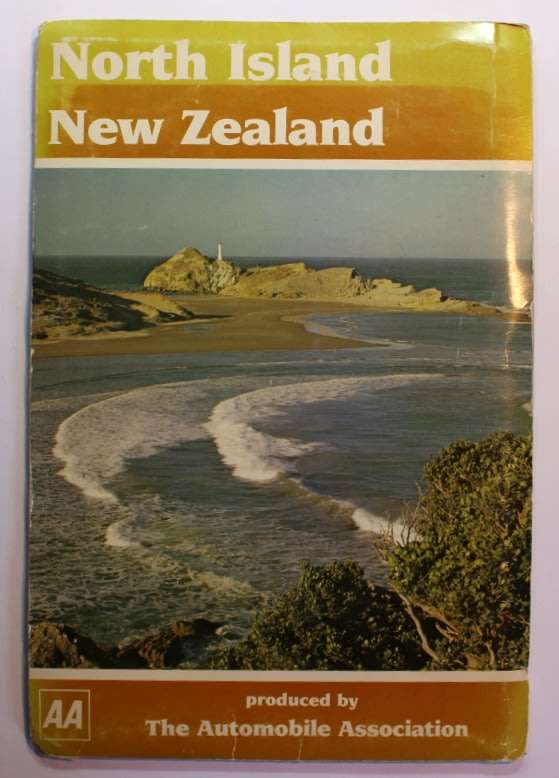 New Zealand Automobile Association Folded Map North Island 1984