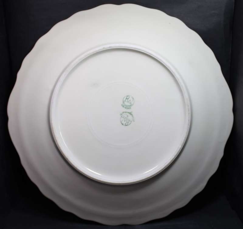 Vintage Hand Painted RW Bavaria US Zone Floral Pattern Decorative Wall Plate