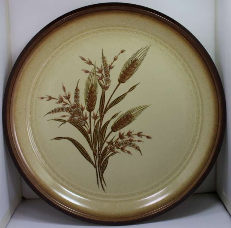 Arita Country Kitchen Honey Wheat Plate Made In Japan