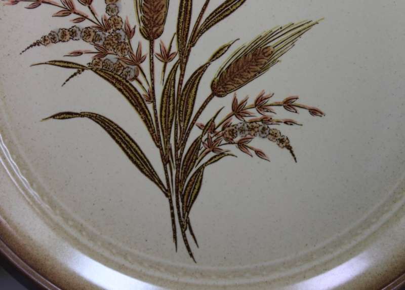 Arita Country Kitchen Honey Wheat Plate Made In Japan