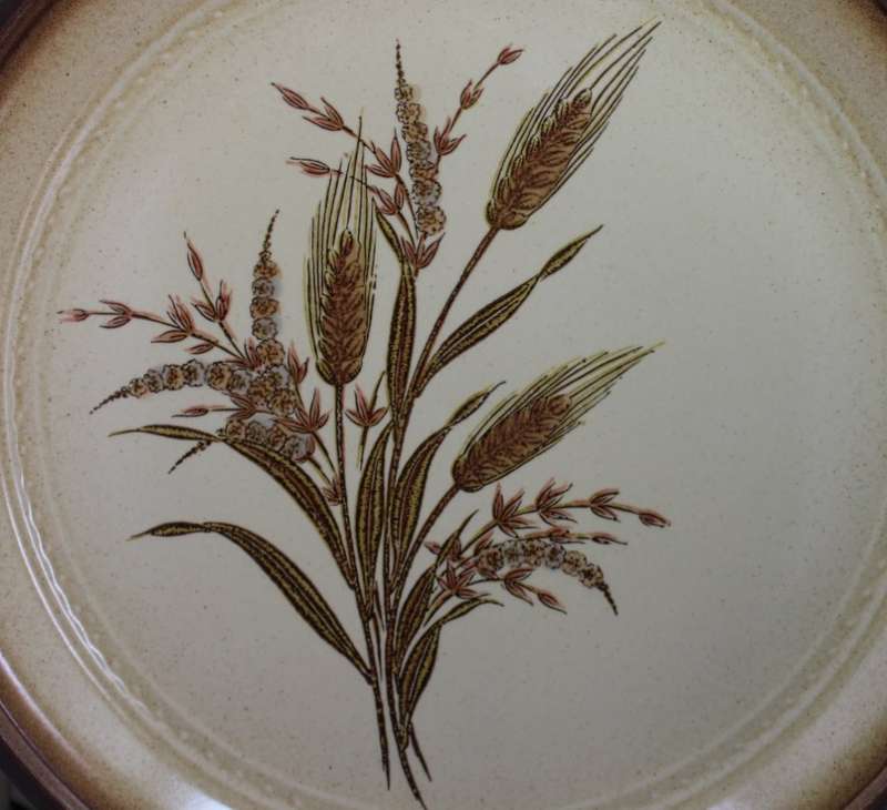 Arita Country Kitchen Honey Wheat Plate Made In Japan