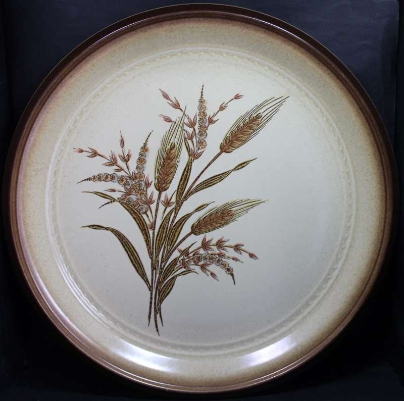 Arita Country Kitchen Honey Wheat Plate Made In Japan