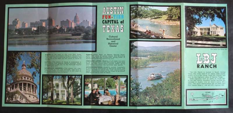 3 x Vintage Folded Brochures Texas Tourist Information Guides