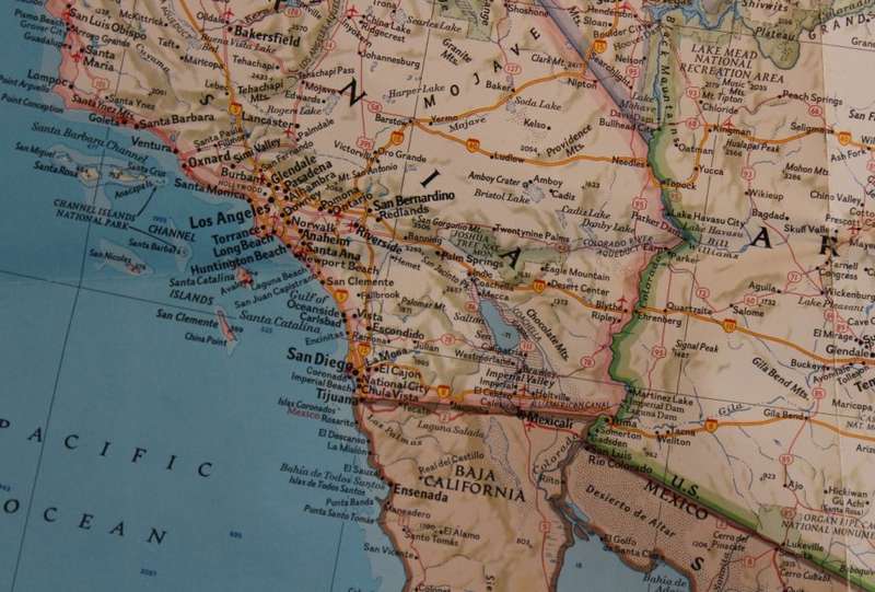 National Geographic Folded Map of The United States Sept 1987