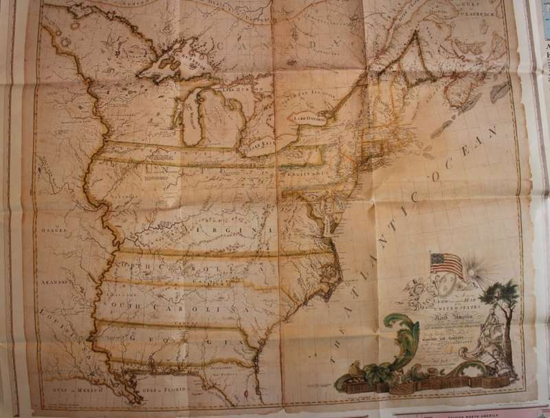 National Geographic Folded Map of The United States Sept 1987