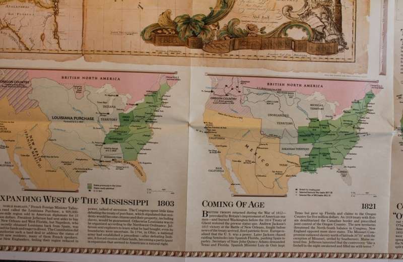 National Geographic Folded Map of The United States Sept 1987