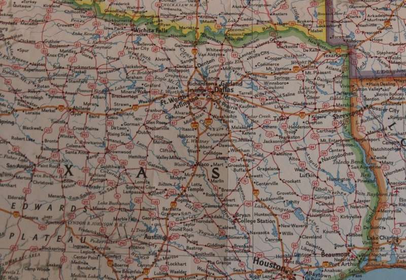National Geographic Folded Map of The United States July 1976