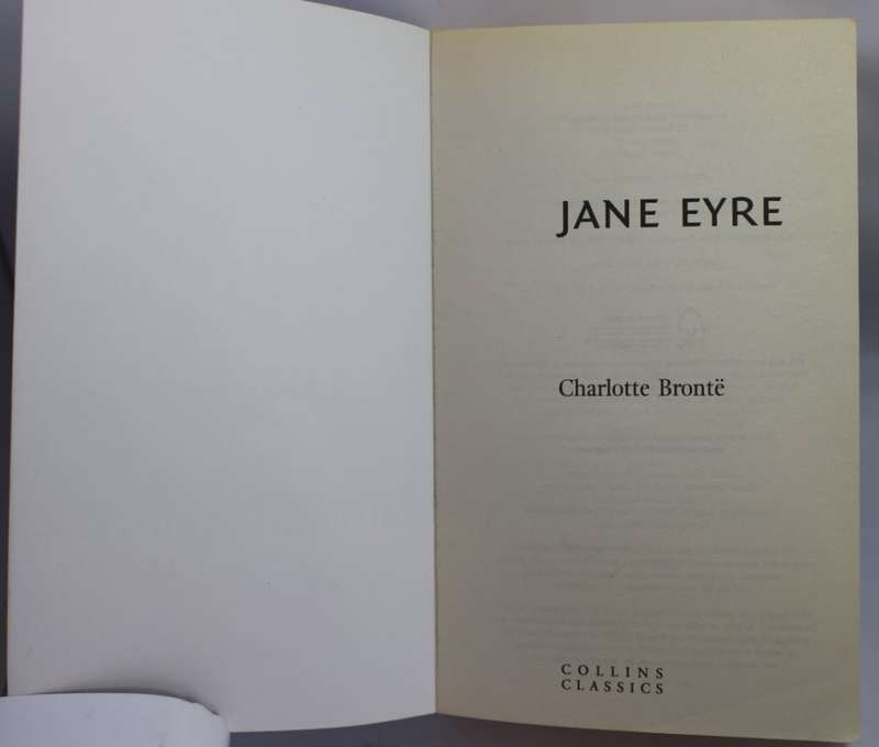 Jane Eyre by Charlotte Bronte Softcover Book
