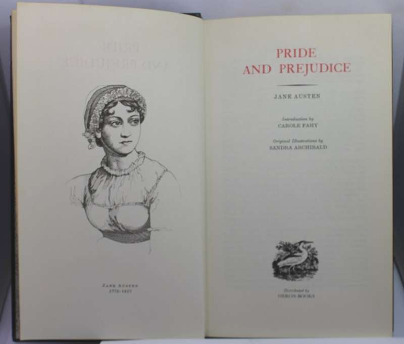 Pride and Prejudice by Jane Austen Hardcover Book