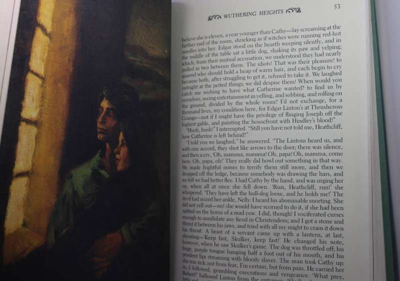 Wuthering Heights by Emily Bronte Hardcover Book