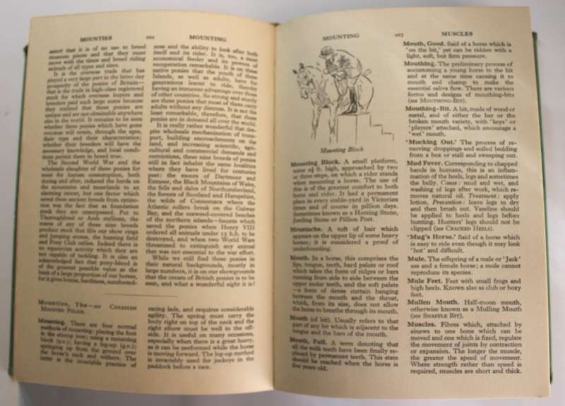 Summerhays Encyclopaedia For Horsemen 1959 Hardcover Book