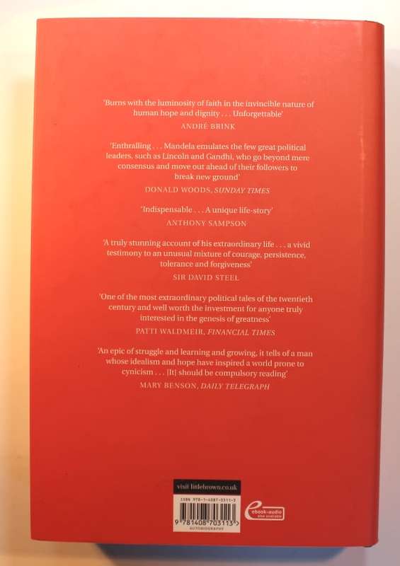 Nelson Mandela Long Walk to Freedom Hardcover Book 2013.