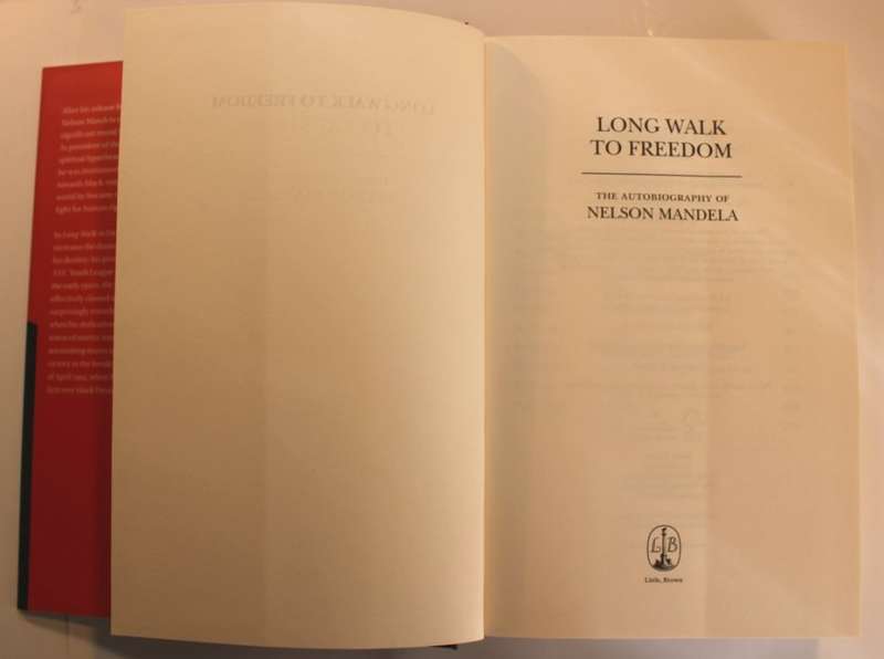 Nelson Mandela Long Walk to Freedom Hardcover Book 2013.