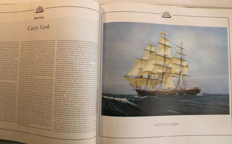 Great Classic Sailing Ships by Kenneth Giggal 1996 Edition Hardcover Book
