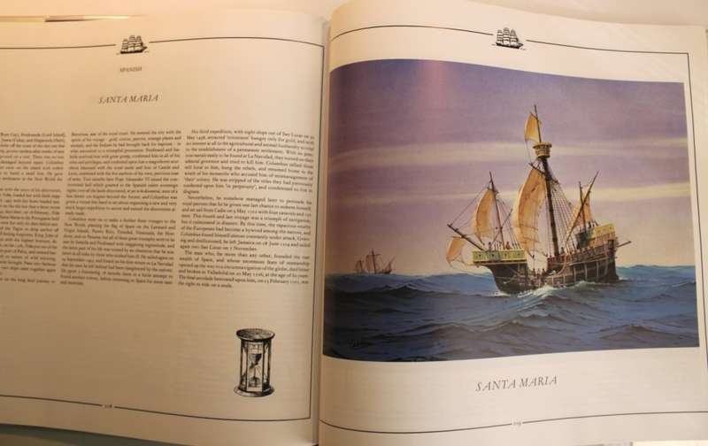 Great Classic Sailing Ships by Kenneth Giggal 1996 Edition Hardcover Book