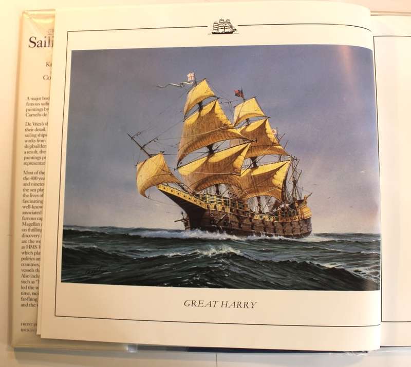 Great Classic Sailing Ships by Kenneth Giggal 1996 Edition Hardcover Book