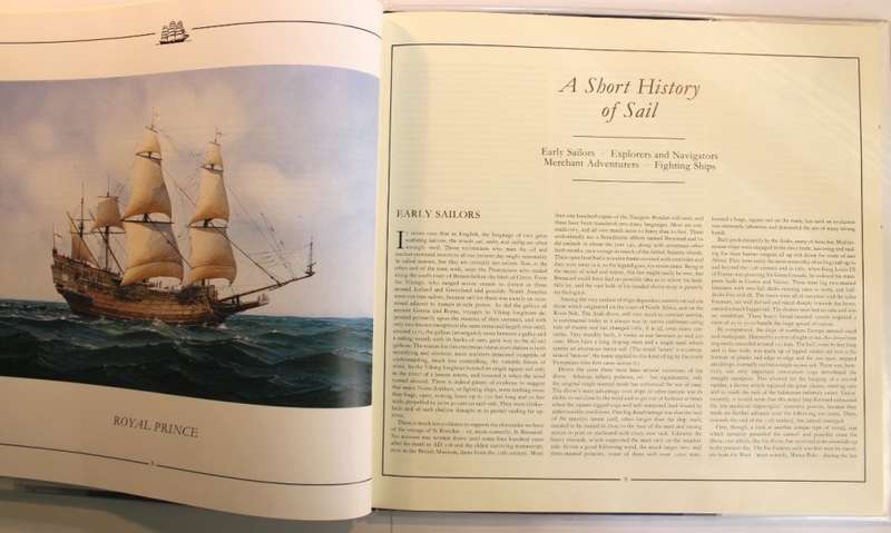 Great Classic Sailing Ships by Kenneth Giggal 1996 Edition Hardcover Book