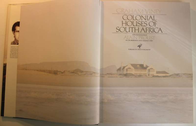Colonial Houses Of South Africa by Graham Viney Hardcover Book