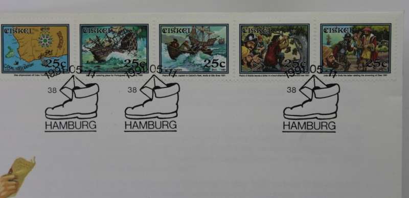 Ciskei National Stamp Day 5 x 25 Cent Stamps FDC Envelope 1991