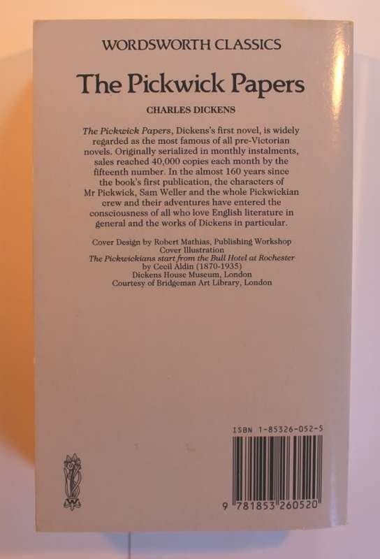 The Pickwick Papers by Charles Dickens Softcover Book