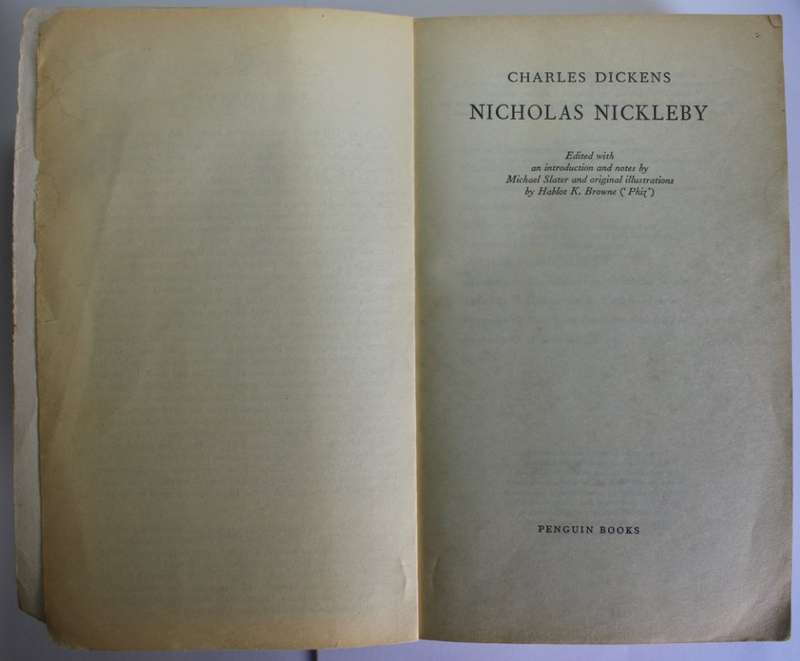 Nicholas Nickleby by Charles Dickens Softcover Book
