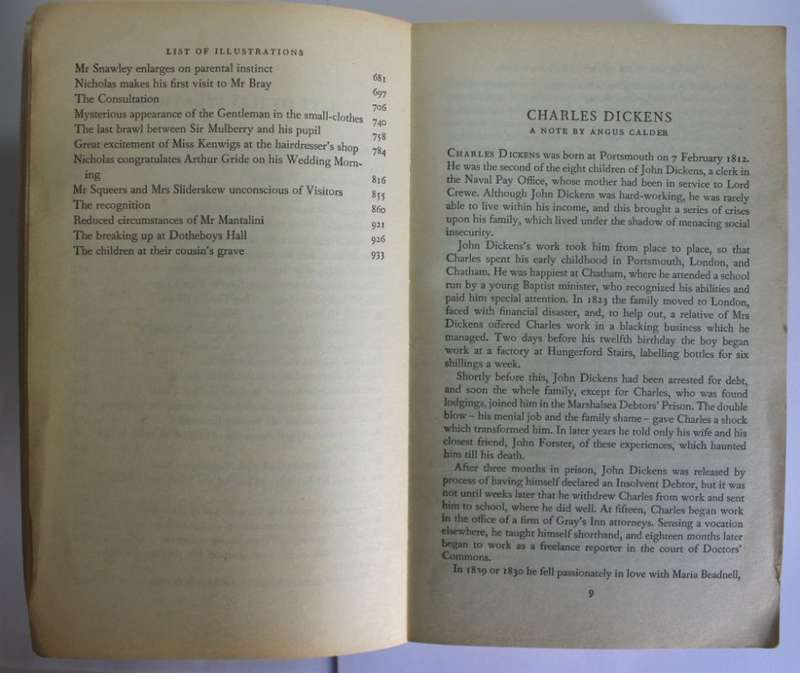 Nicholas Nickleby by Charles Dickens Softcover Book