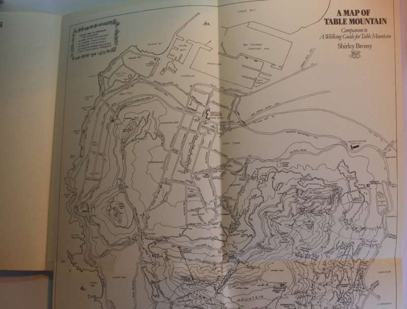 A Walking Guide for Table Mountain by Shirley Brossy Softcover Book 4th Ed 1991