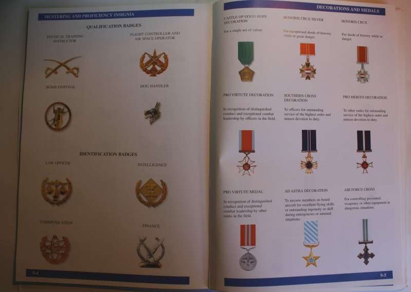 SANDF SAAF Edition Military Service Guide for Newcomers Softcover Book.