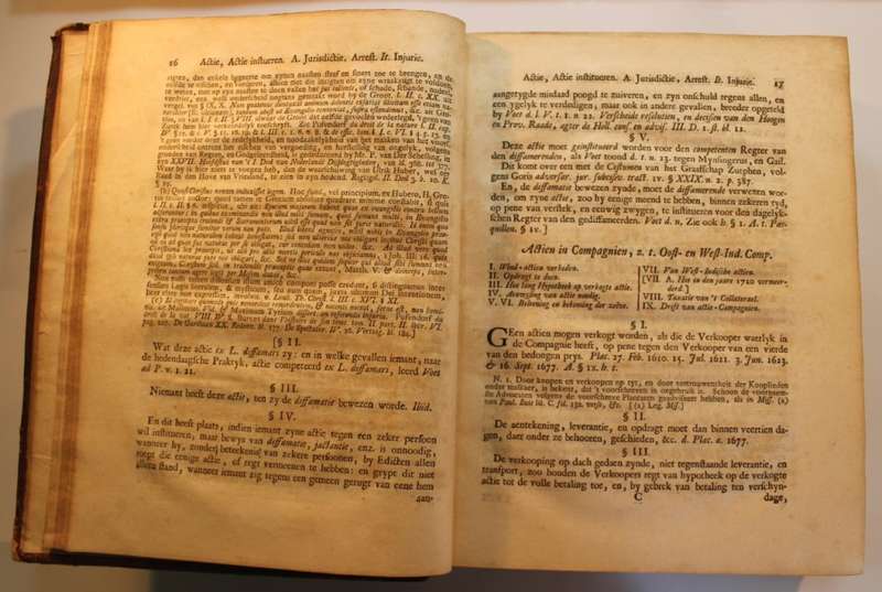Codex Batavus by Eduard Van Zurk Third Edition 1738 Hardcover Book