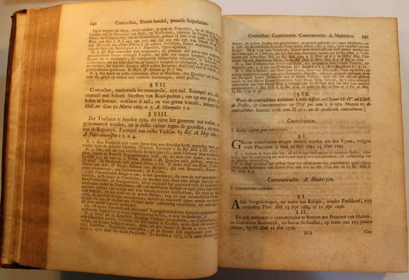 Codex Batavus by Eduard Van Zurk Third Edition 1738 Hardcover Book