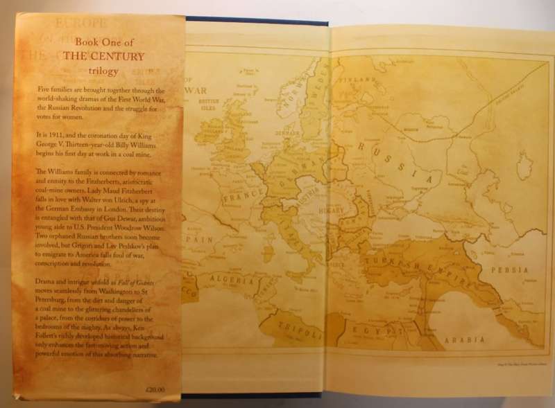 Fall Of Giants by Ken Follett Hardcover Book First Edition.