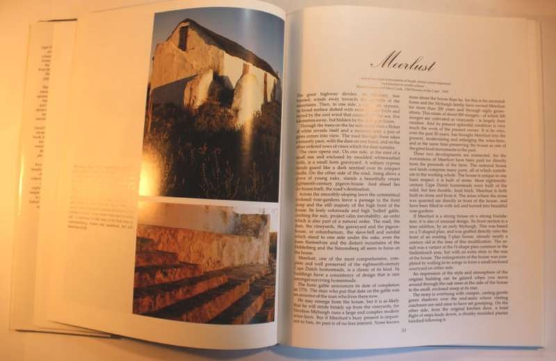 Cape Dutch Homesteads By David Goldblatt, M Courtney Clarke and John Kench Hardcover Book