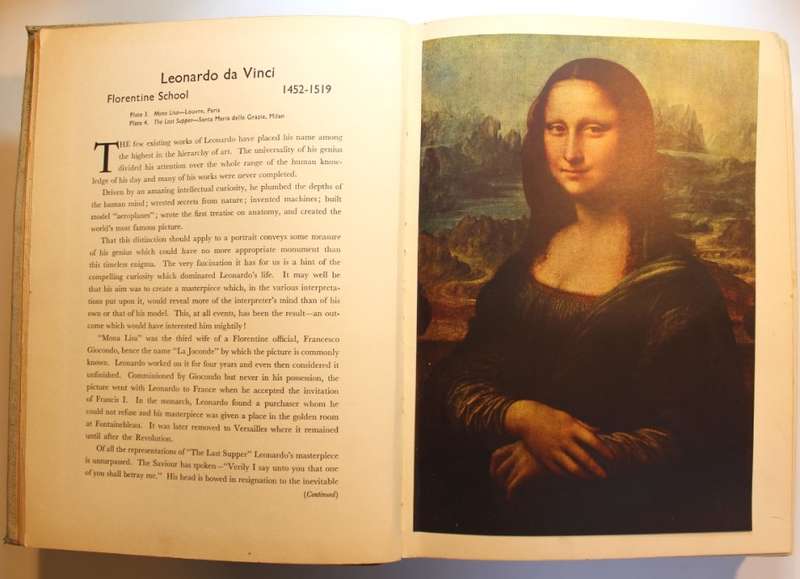 World Famous Paintings One Hundred Reproductions In Colour by J Greig Pirie 1st Edition 1938.