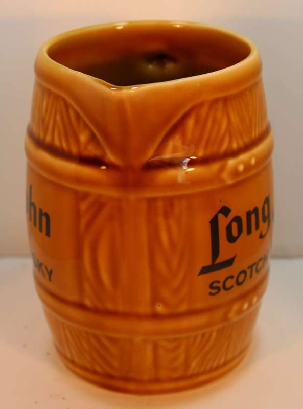 Long John Scotch Whisky Water Jug, Made by West Highland Pottery, Scotland.