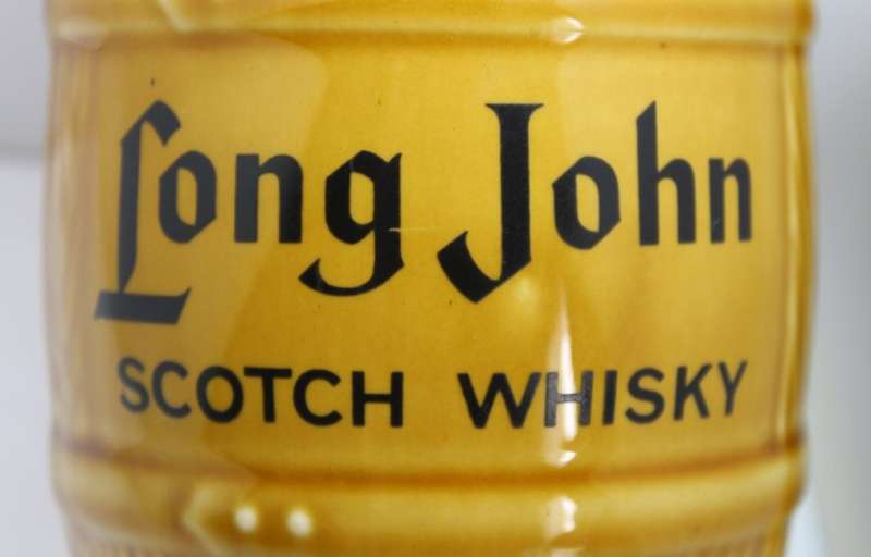 Long John Scotch Whisky Water Jug, Made by West Highland Pottery, Scotland.