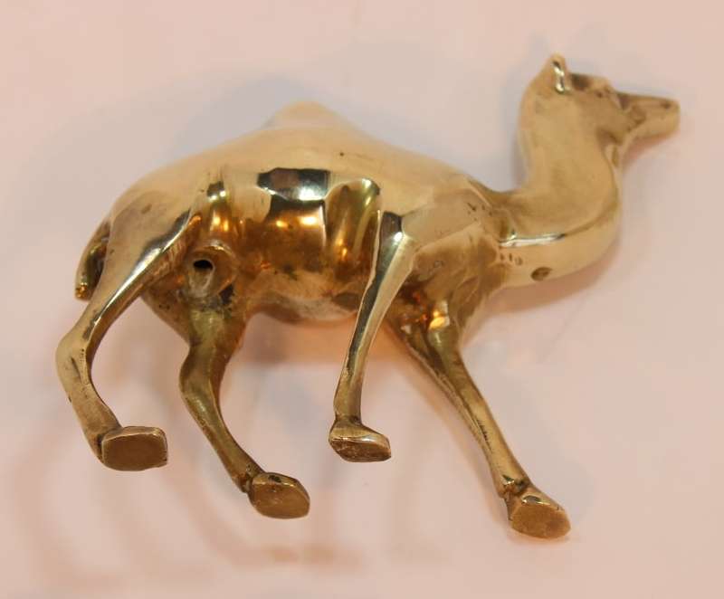 Solid Brass Dromedary Camel Ornament